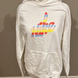 Woman's White Nike Hoodie size XL